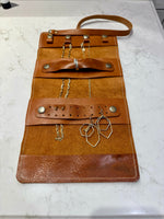 Leather Travel Jewelry Case