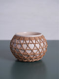 Rattan Vase- Wide